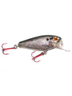 Small Fry Shad - BLACK ON SILVER FOIL