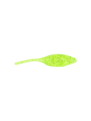1.5" Tiny Shad - Chartreuse Silver Glitter