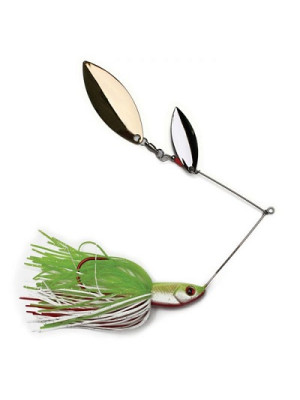 Closed Loop Spinner Bait 14g - Chartreuse White