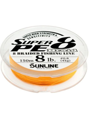 Sunline Super PE x8 Orange - 6lb