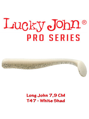 Long John 7.9cm - WHITE SHAD