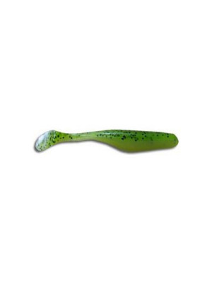 4" Turbo Shad - Chartreuse Pepper Shad