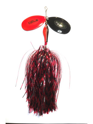 Flashabou bucktail barb/red